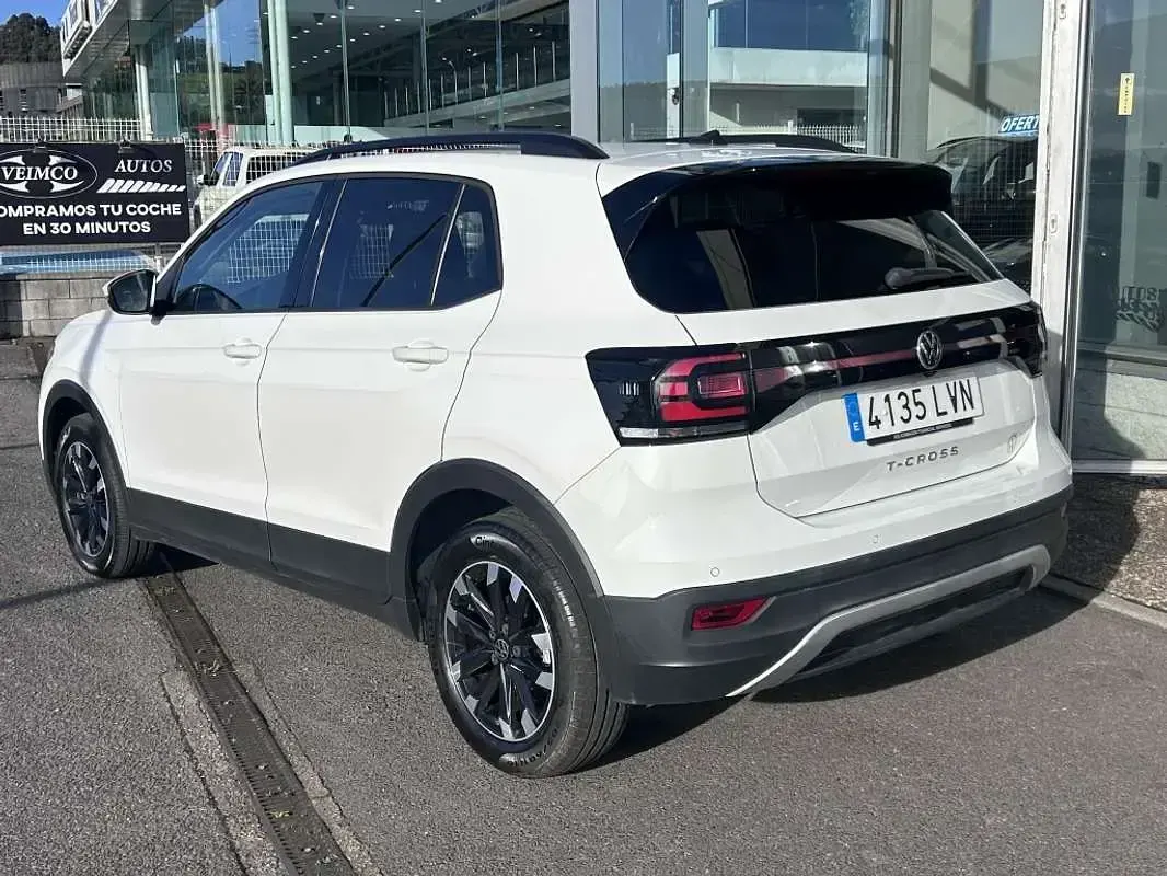 Usado VW T-Cross Advance 110 CV (80 kW) 2021 Blanco SUV
