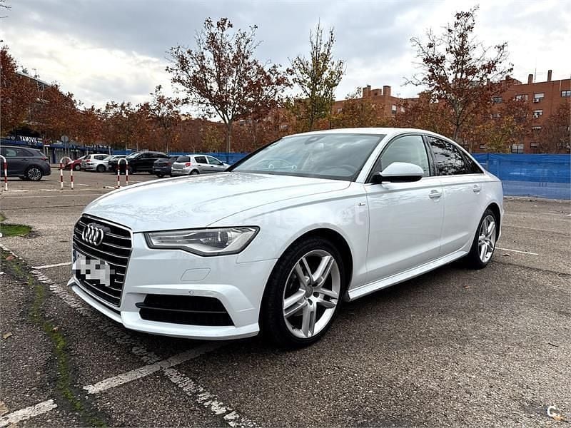 Usado Audi A6 S-Line 190 CV (139 kW) 2017 Blanco Berlina