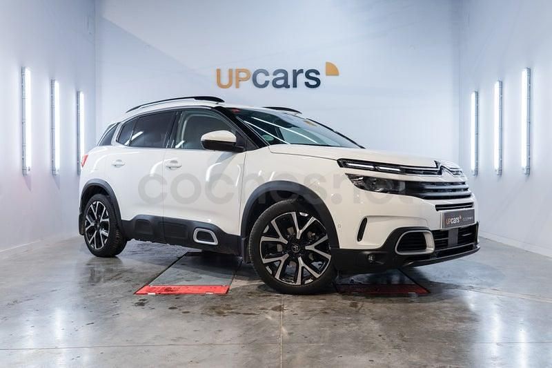 Usado Citroën C5 Aircross Shine 131 CV (96 kW) 2019 Blanco SUV