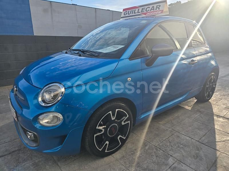 Usado Fiat 500 S 85 CV (62 kW) 2018 Azul Berlina
