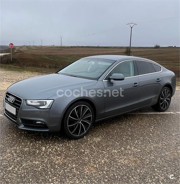 Usado Audi A5 Sportback 211 CV (155 kW) 2013 Gris / plata Utilitario