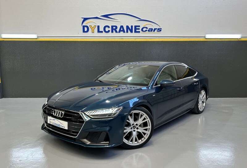 Azul Usado 2021 Audi A7 Sportback Exclusive Utilitario | 49.900 € (Buen precio) - Imagen 1/4