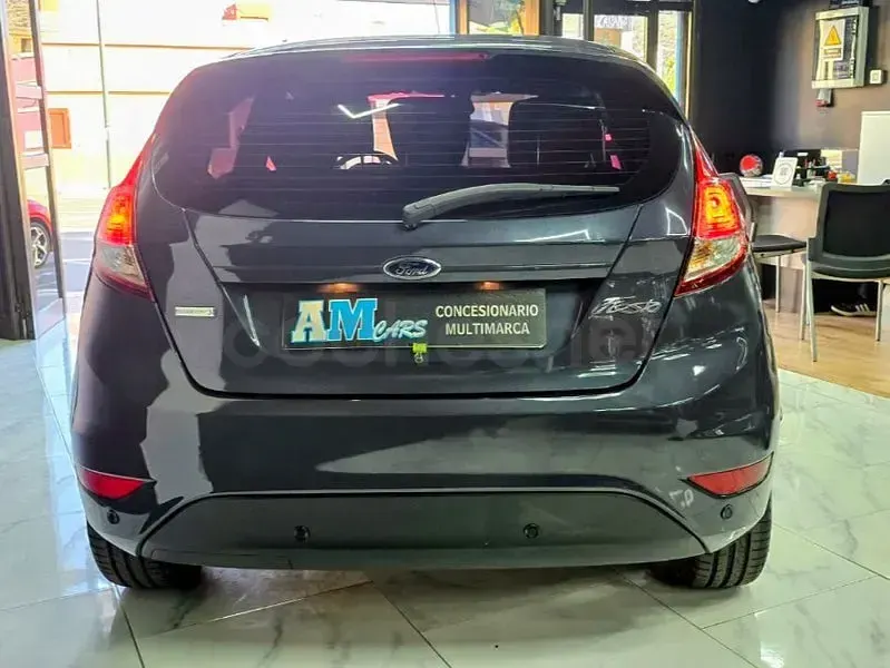 Usado Ford Fiesta Trend 101 CV (74 kW) 2014 Gris / plata Utilitario