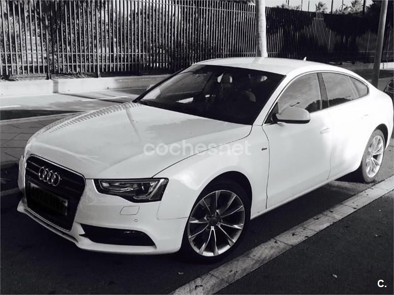 Blanco Usado 2014 Audi A5 Sportback S-Line Berlina | 12.900 € (Super precio) - Imagen 1/4