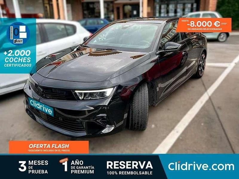 Negro Usado 2022 Opel Astra GS Line Berlina | 21.390 € (Precio justo) - Imagen 1/3