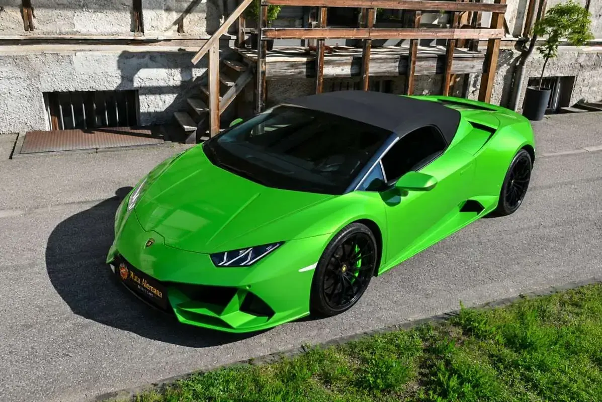 Usado Lamborghini Huracán 639 CV (469 kW) 2020 Verde Descapotable