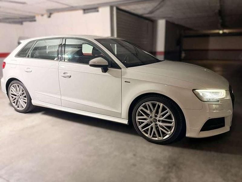 Usado Audi A3 Sportback S-Line 150 CV (110 kW) 2017 Blanco Utilitario