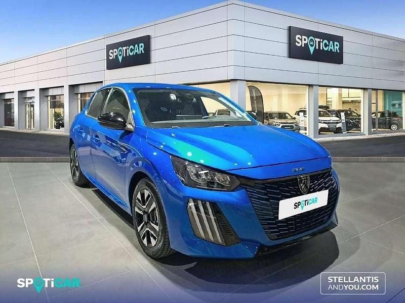 Usado Peugeot 208 Allure 101 CV (74 kW) 2024 Azul Utilitario