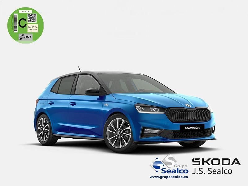 Azul Nuevo 2025 Skoda Fabia Monte Carlo | 27.635 € (Caro) - Imagen 1/4