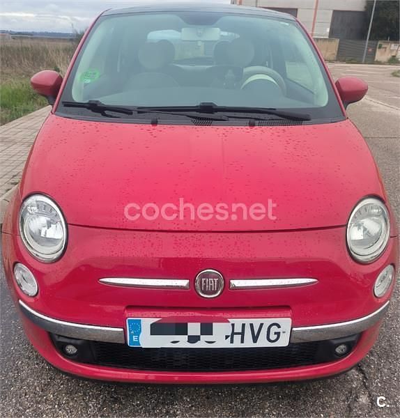 Usado Fiat 500 Lounge 69 CV (50 kW) 2008 Rojo Berlina