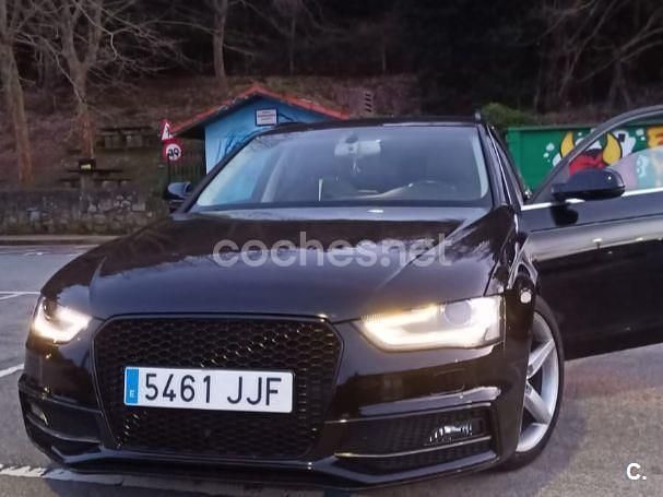 Usado Audi A4 S-Line 150 CV (110 kW) 2015 Negro Familiar
