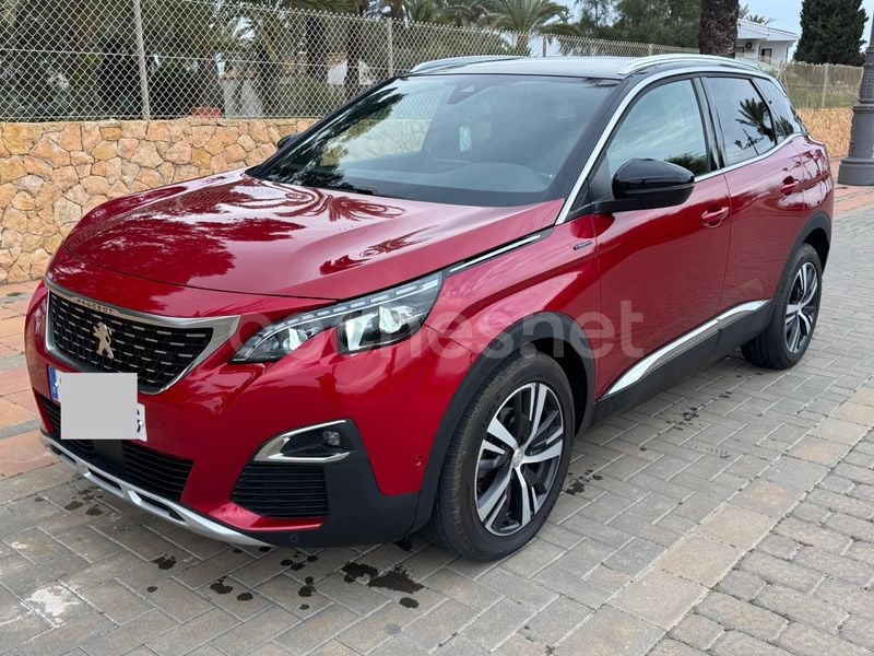 Granate Usado 2017 Peugeot 3008 GT-line SUV | 16.500 € (Precio justo) - Imagen 1/4