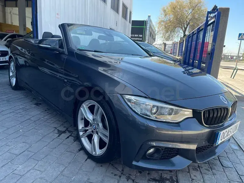 Usado BMW 430 Cabriolet 258 CV (189 kW) 2015 Gris / plata Descapotable