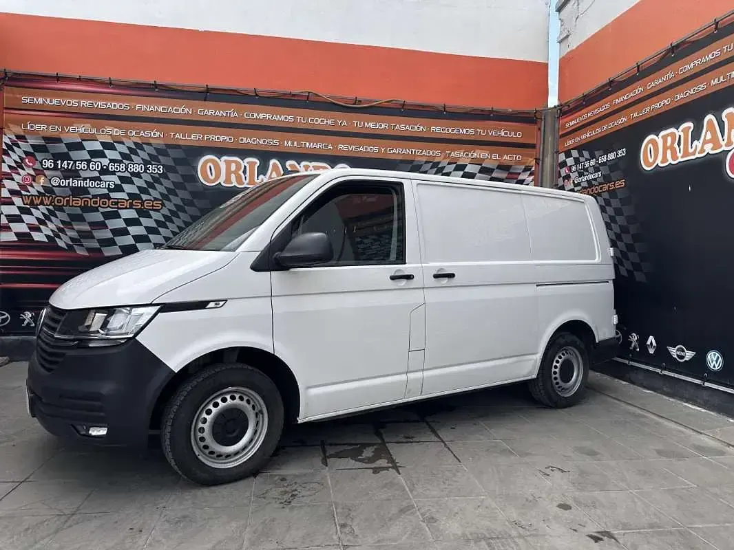 Usado VW T6.1 150 CV (110 kW) 2021 Blanco Van