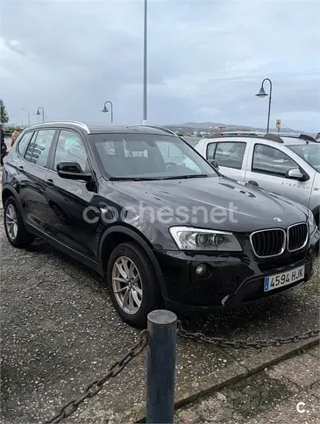 Usado BMW X3 177 CV (130 kW) 2012 Negro SUV