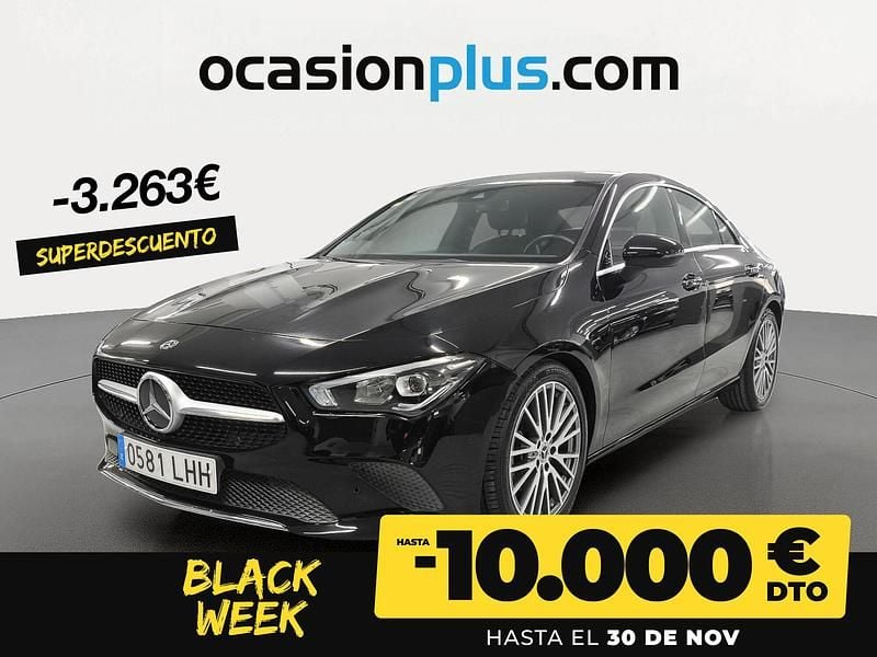 Negro Usado 2020 Mercedes CLA180 Berlina | 28.200 € (Precio justo) - Imagen 1/4
