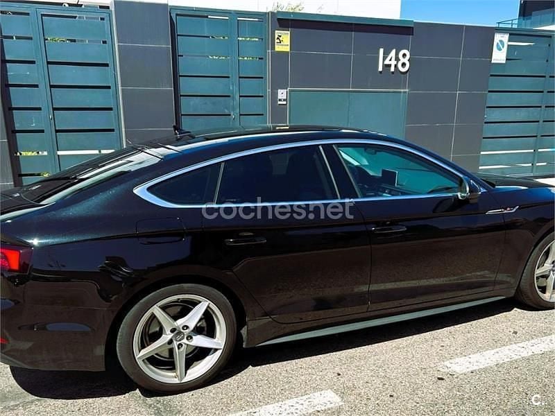 Usado Audi A5 Sportback 190 CV (139 kW) 2019 Negro Utilitario