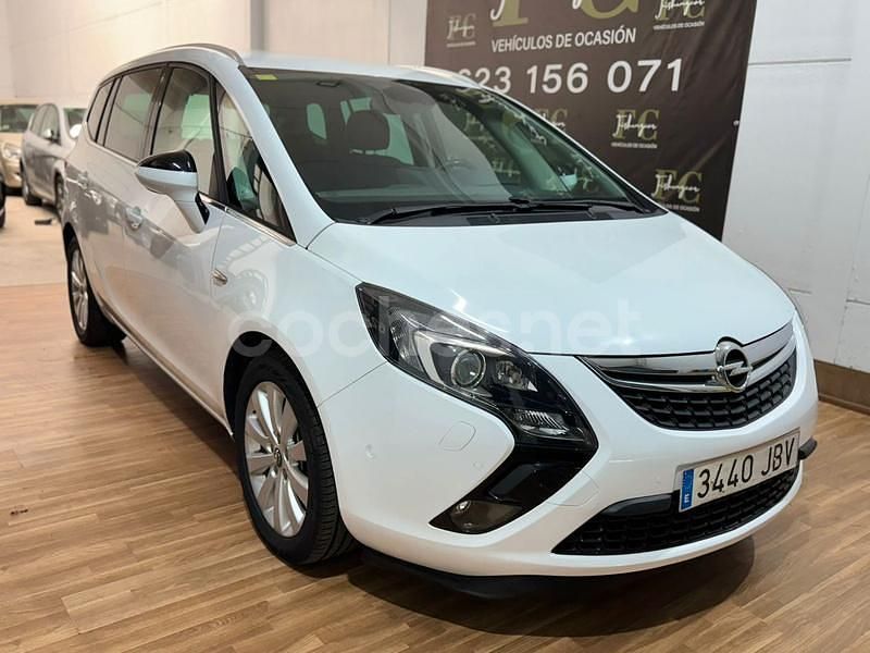 Blanco Usado 2015 Opel Zafira Tourer Excellence Monovolumen | 8990 € (Precio justo) - Imagen 1/4
