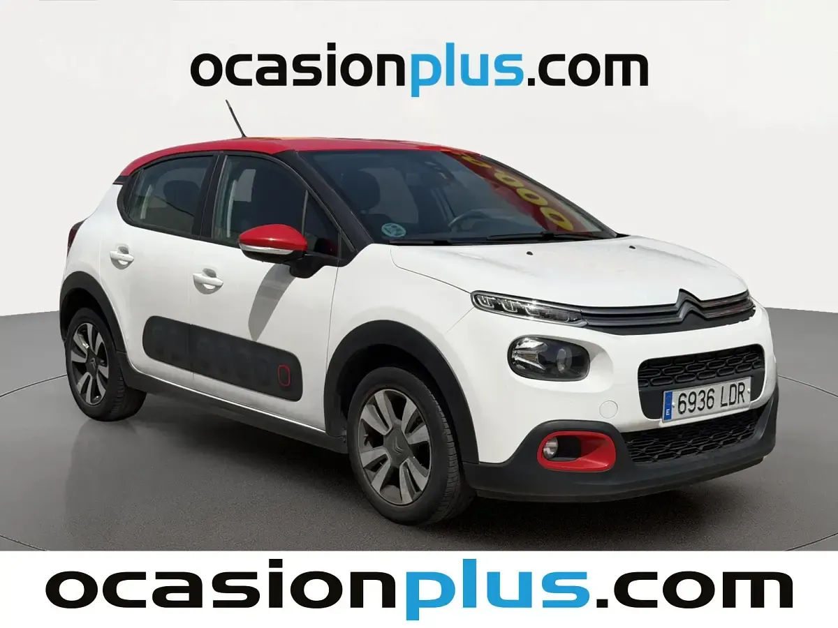 Usado Citroën C3 Feel 82 CV (60 kW) 2019 Blanco Utilitario