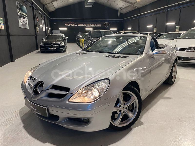 Gris / plata Usado 2004 Mercedes SLK350 Descapotable | 11.700 € (Buen precio) - Imagen 1/4