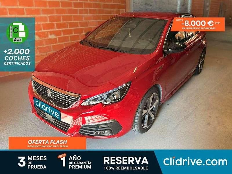 Rojo Usado 2020 Peugeot 308 GT-line Utilitario | 14.590 € (Precio justo) - Imagen 1/3