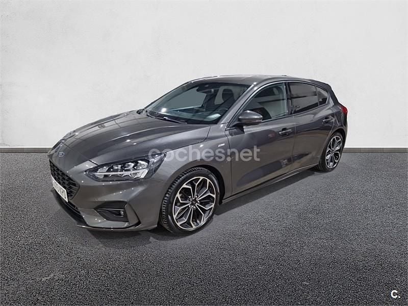 Usado Ford Focus ST-Line 125 CV (91 kW) 2018 Gris / plata Berlina