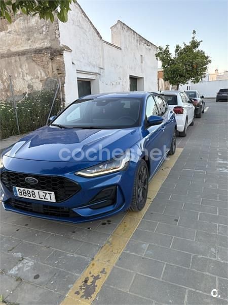 Usado Ford Focus ST-Line 125 CV (91 kW) 2022 Azul Berlina