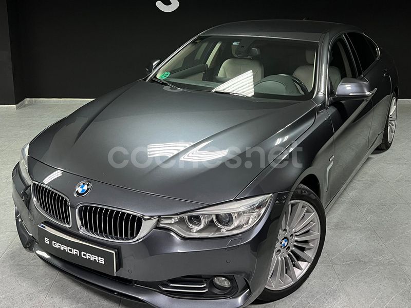 Gris / plata Usado 2014 BMW 418 Gran Coupé Luxury Line Coupe | 15.999 € (Precio justo) - Imagen 1/4