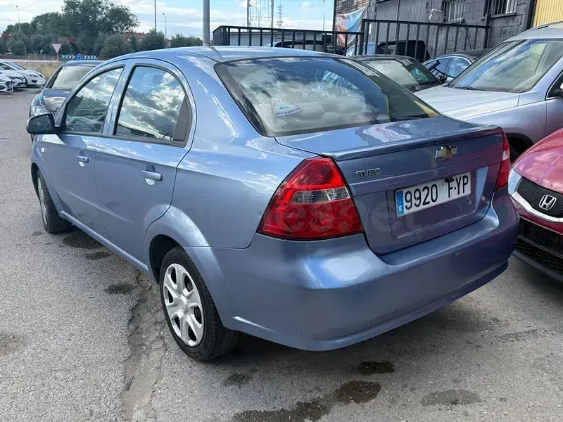 Usado Chevrolet Aveo LT 94 CV (69 kW) 2007 Azul Berlina