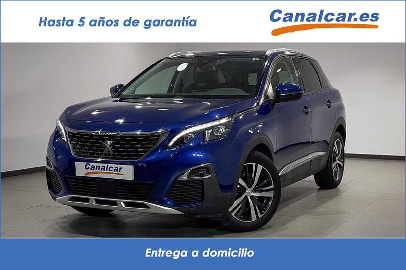 Usado Peugeot 3008 Allure 130 CV (95 kW) 2017 Azul SUV