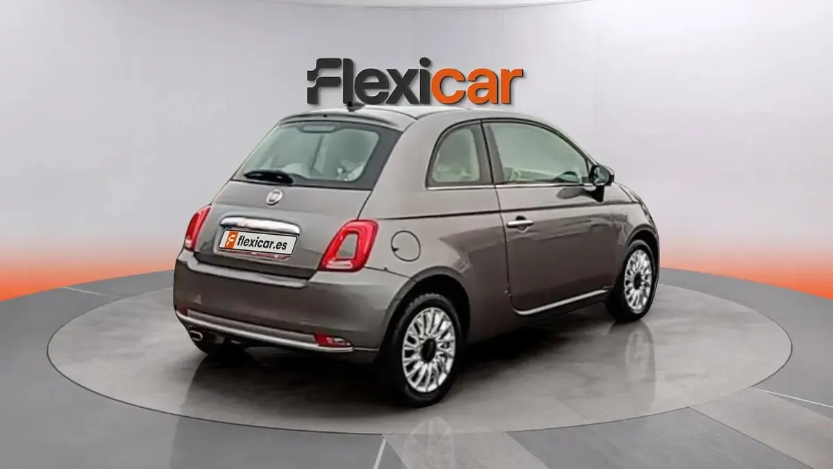 Usado Fiat 500 Lounge 69 CV (50 kW) 2019 Gris Berlina