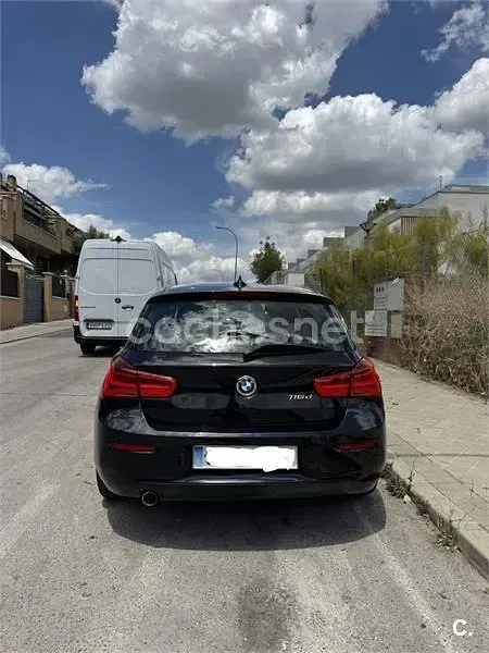 Usado BMW 116 116 CV (85 kW) 2016 Negro Utilitario