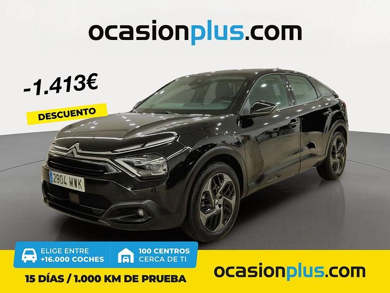 Negro Usado 2024 Citroën C4 PureTech Berlina | 15.550 € (Precio justo) - Imagen 1/4