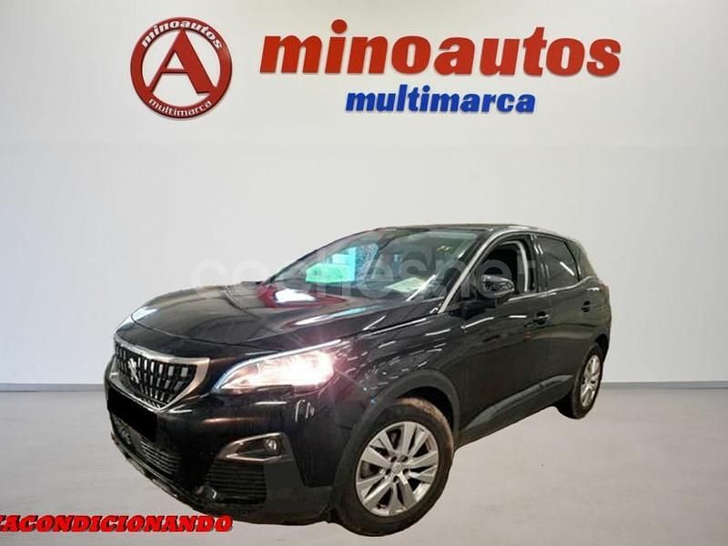 Negro Usado 2019 Peugeot 3008 Active SUV | 14.890 € (Buen precio) - Imagen 1/4