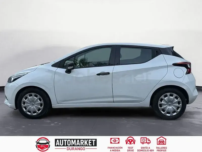 Käytetty Nissan Micra Acenta 90 HP (66 kW) 2018 Valkoinen Viistoperä