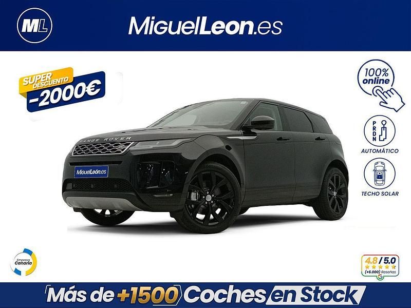 Negro Usado 2022 Land Rover Range Rover evoque R-Dynamic SUV | 29.985 € (Buen precio) - Imagen 1/3