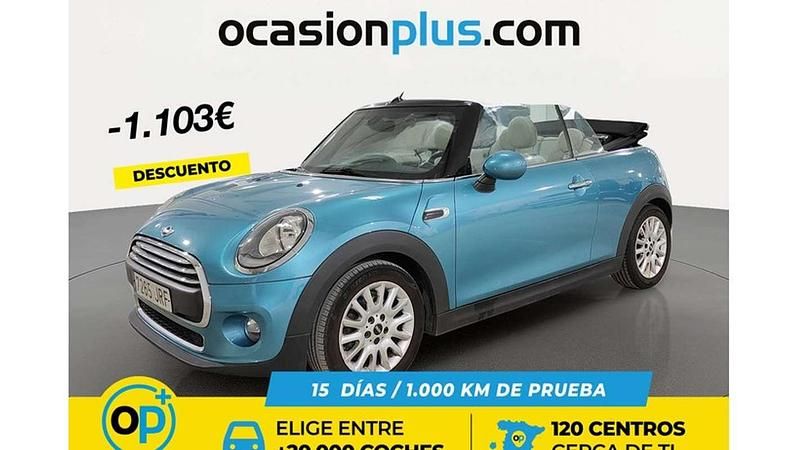 Usado Mini One Cabriolet 102 CV (75 kW) 2016 Azul Descapotable