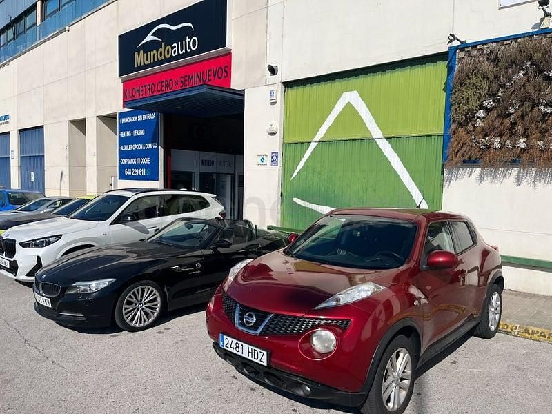 Usado Nissan Juke Acenta Connect 110 CV (80 kW) 2011 Granate SUV