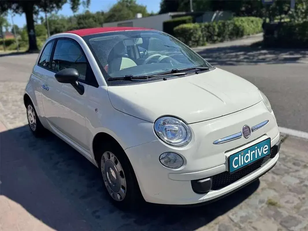 Usado Fiat 500C Pop 69 CV (50 kW) 2010 Blanco Descapotable