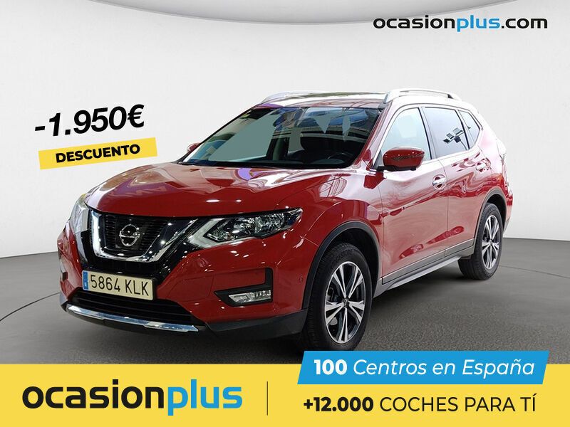 Rojo Usado 2018 Nissan X-Trail N-Connecta SUV | 20.450 € (Precio justo) - Imagen 1/4