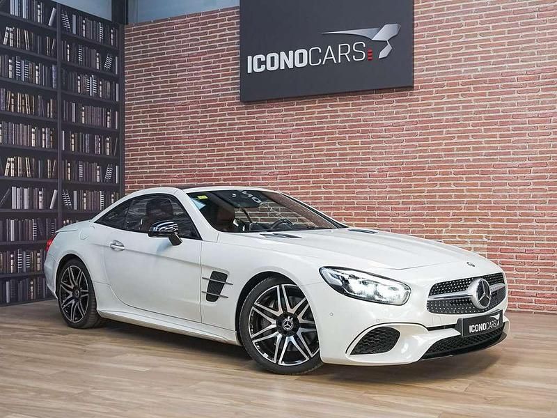 Usado Mercedes SL500 455 CV (334 kW) 2017 Blanco Descapotable