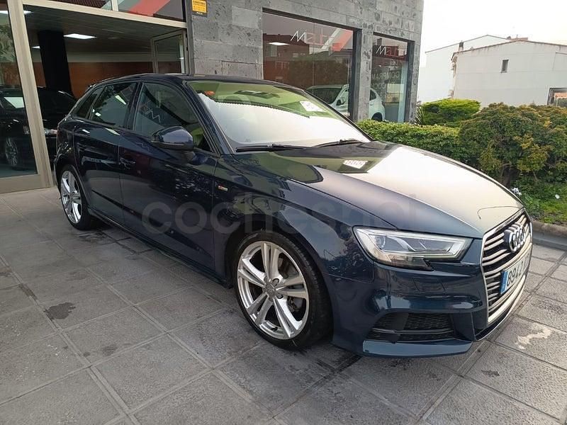 Usado Audi A3 150 CV (110 kW) 2017 Azul Berlina