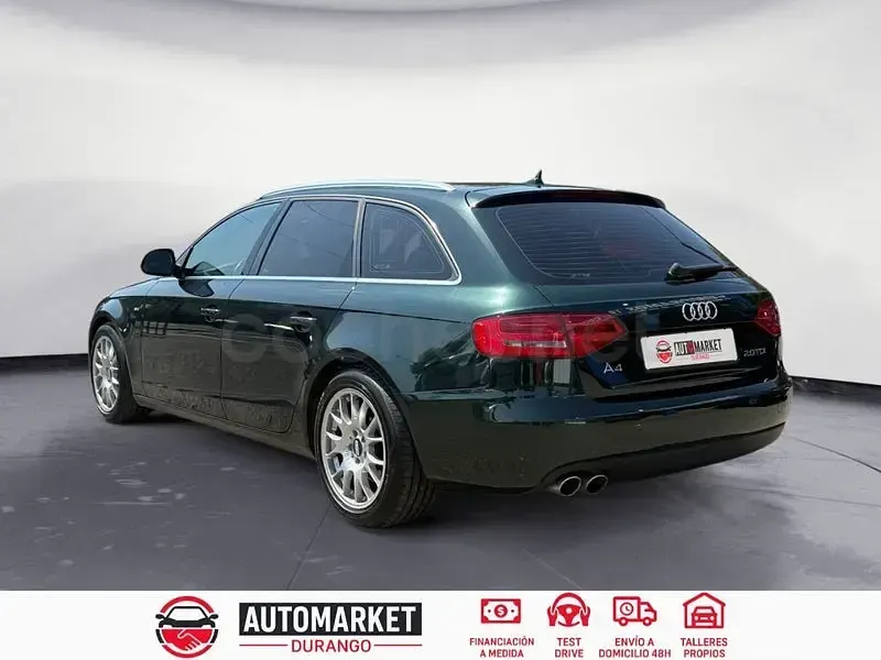 Usado Audi A4 S-Line 140 CV (102 kW) 2008 Verde Familiar