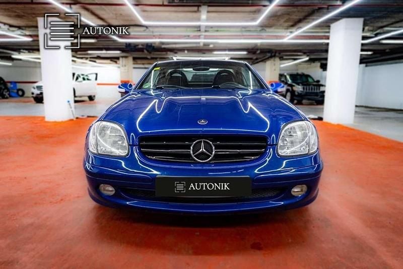 Usado Mercedes SLK230 196 CV (144 kW) 2002 Azul Descapotable