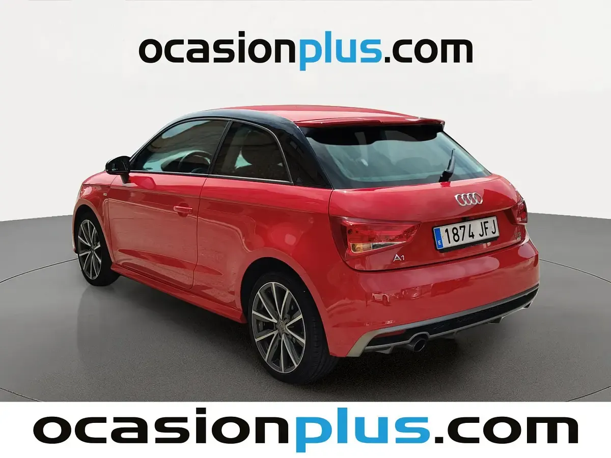 Usado Audi A1 S-Line 95 CV (69 kW) 2015 Rojo Utilitario