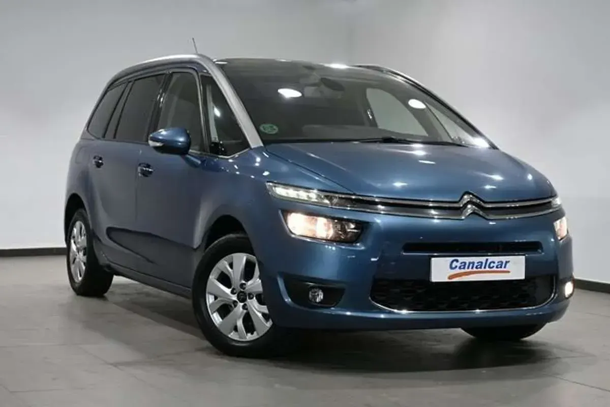 Usado Citroën C4 Feel 120 CV (88 kW) 2016 Azul Monovolumen
