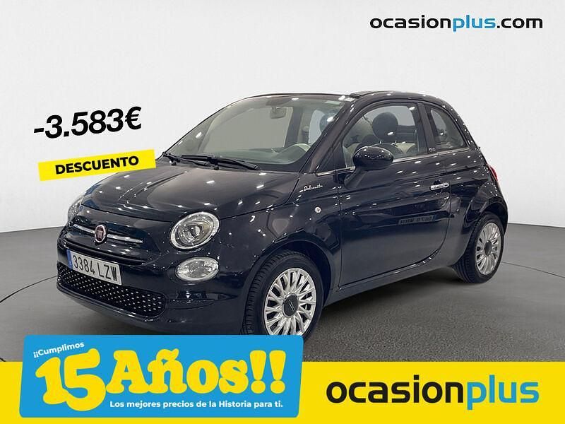 Negro Usado 2022 Fiat 500 Dolcevita Descapotable | 11.100 € (Precio justo) - Imagen 1/4