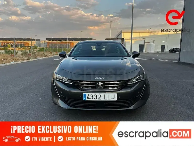 Usado Peugeot 508 Allure 130 CV (95 kW) 2020 Negro Berlina