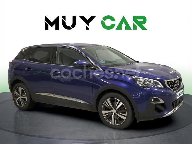 Azul Usado 2016 Peugeot 3008 Allure SUV | 12.490 € (Buen precio) - Imagen 1/4