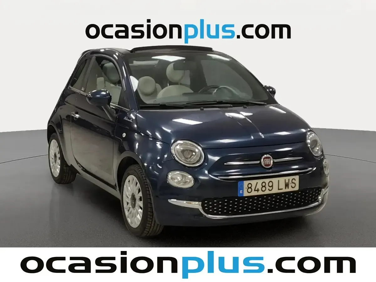 Usado Fiat 500 Dolcevita 70 CV (51 kW) 2022 Azul Descapotable